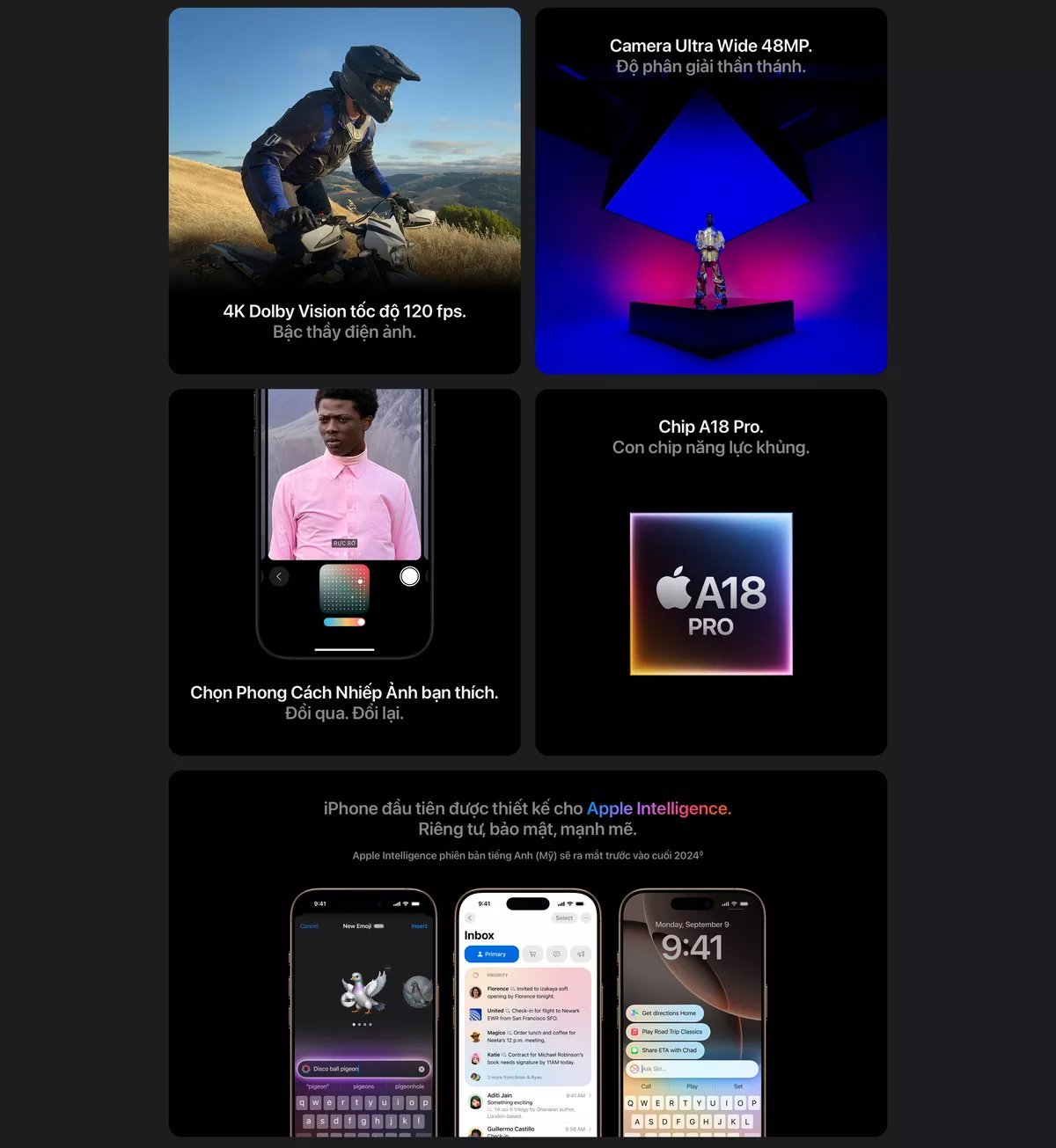 iPhone 16 Pro Max phan cung ben trong