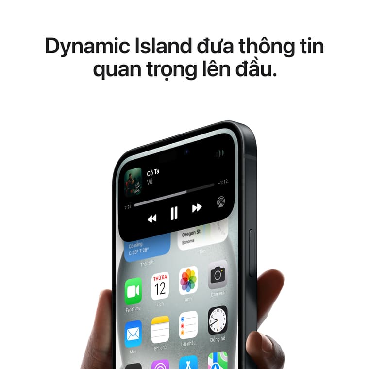 iPhone 15 Plus với thiết kế Dynamic Island