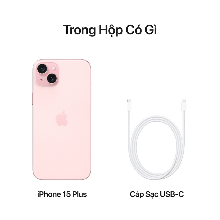 iPhone 15 Plus in the box - Hoàng Hà Mobile
