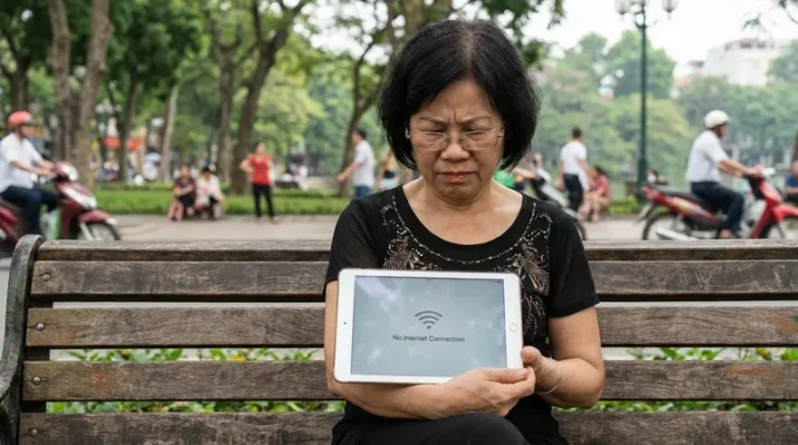Người dùng gặp khó khăn khi sử dụng iPad phiên bản Wifi ở nơi công cộng không có điểm phát sóng internet.