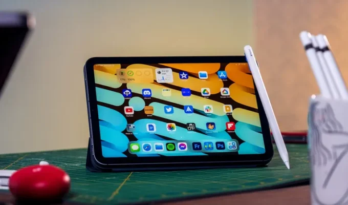 Các biểu tượng ứng dụng giáo dục phổ biến trên kho ứng dụng App Store dành cho iPad.